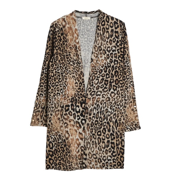 BNWT Leopard Print Open Front multiple sizes available. - Picture 10 of 15